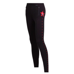 Newland Artemis Legging with Pockets Women's in Black and Red